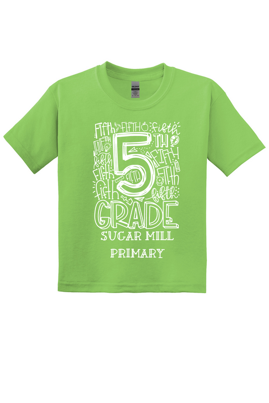 5th Grade Class Shirts - Lime Green